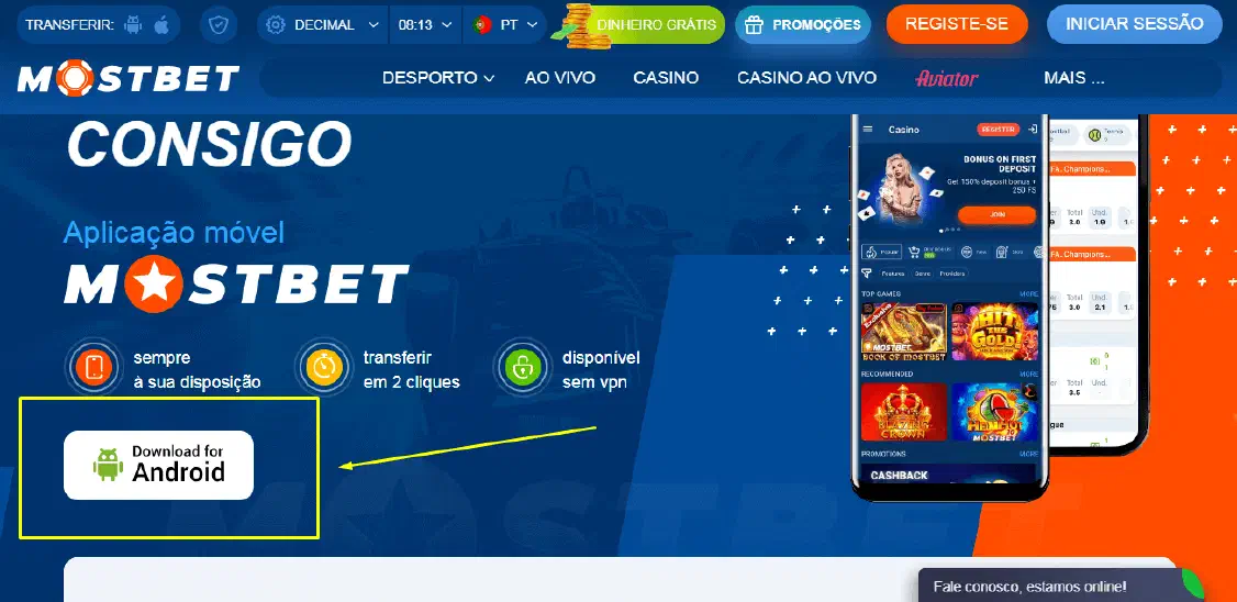 Mostbet App registration